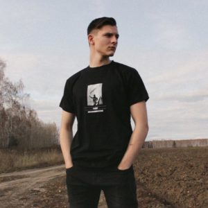Колос: Футболка "А был ли я вообще" черная