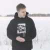 Колос: худи свободное "Правда" черное
