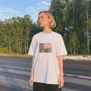 Колос: Футболка "AESTHETICS" песчаная